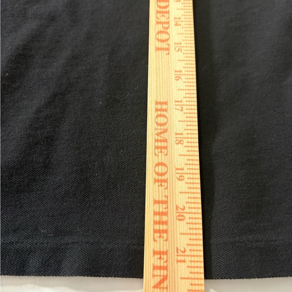 Comme des Garçon Play Kids Black Polo Shirt with Green Heart Patch. Size Large - Picture 13 of 14